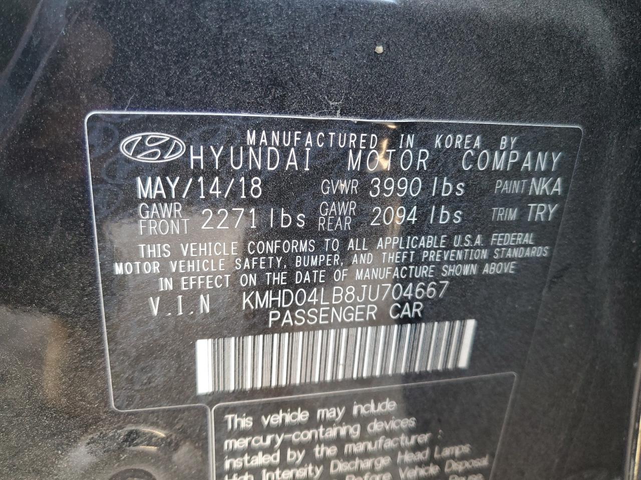 2018 Hyundai Elantra - Image 12