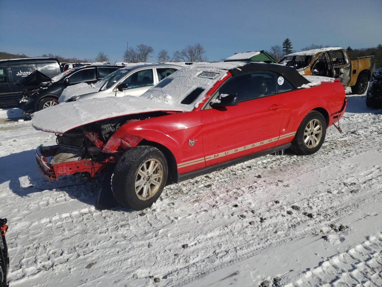 2009 Ford Mustang zu verkaufen in West Warren, MA - Front End