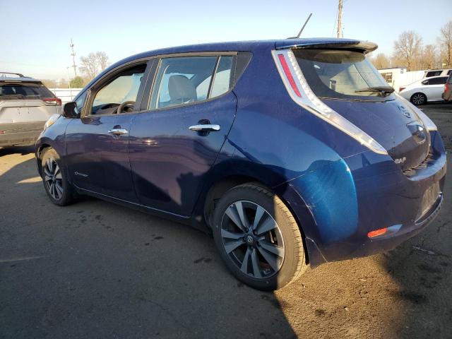  NISSAN LEAF 2017 Синий