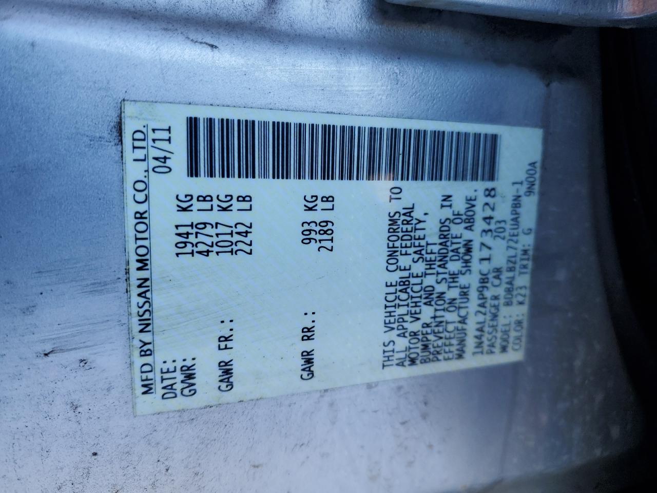 2011 Nissan Altima - Image 12