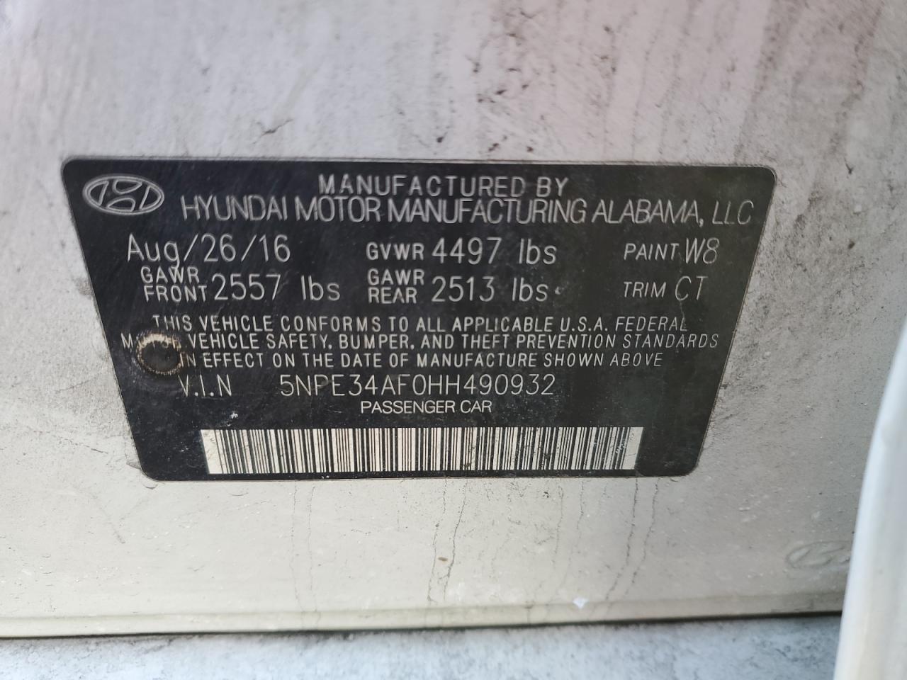 2017 Hyundai Sonata - Image 12