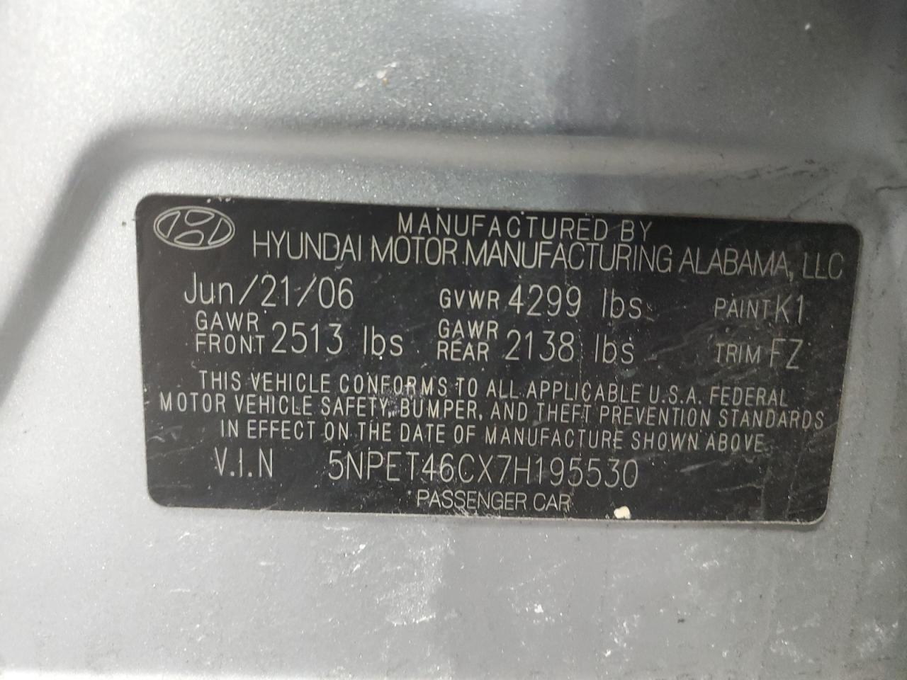 2007 Hyundai Sonata - Image 14