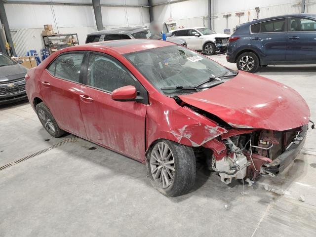  TOYOTA COROLLA 2014 Red