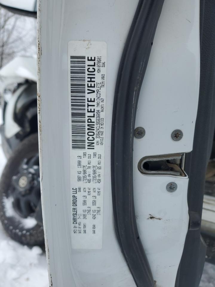 2011 Dodge Ram 3500 St VIN: 3D6WZ4CL5BG636094 Lot: 41528485