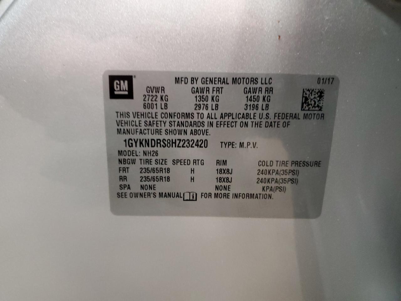2017 Cadillac XT5 - Image 15