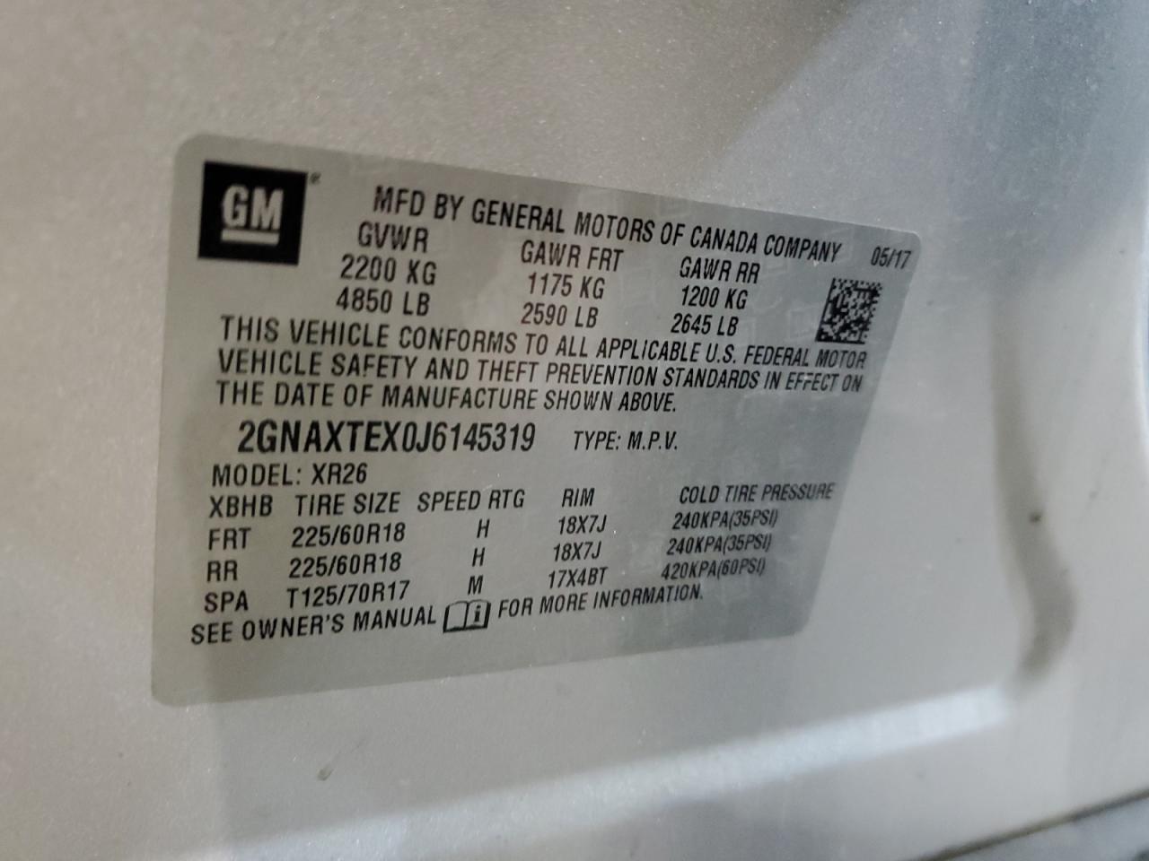 2018 Chevrolet Equinox - Image 13