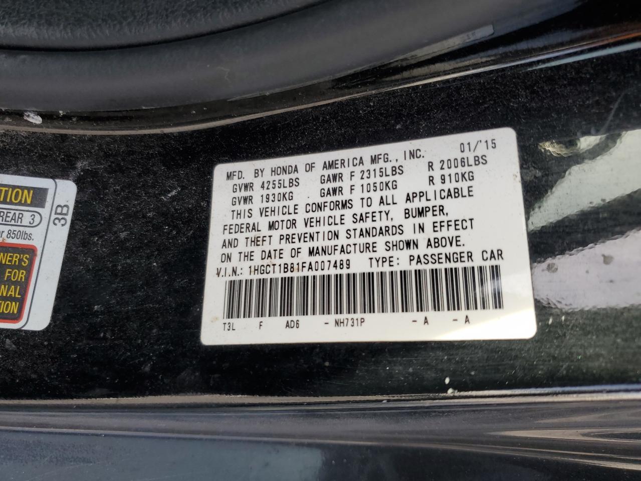 2015 Honda Accord - Image 12