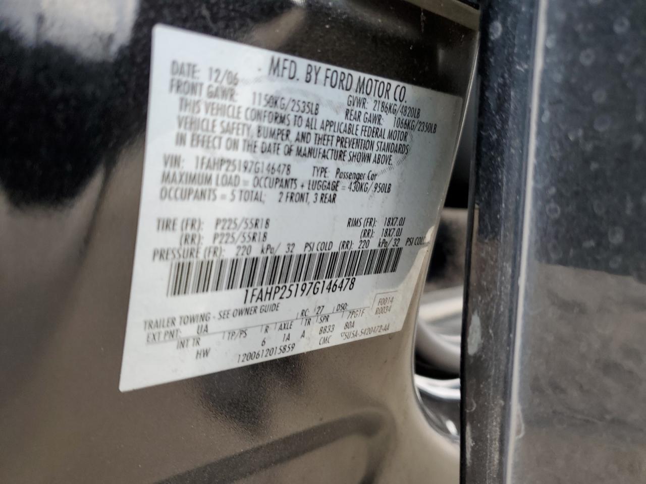 2007 Ford Five Hundred - Image 14