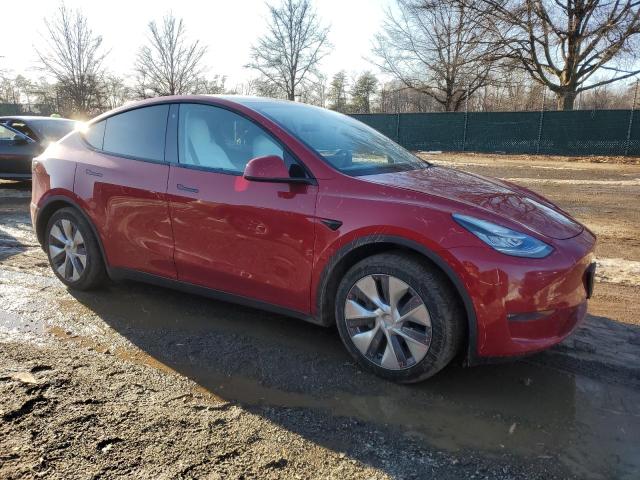  TESLA MODEL Y 2020 Красный