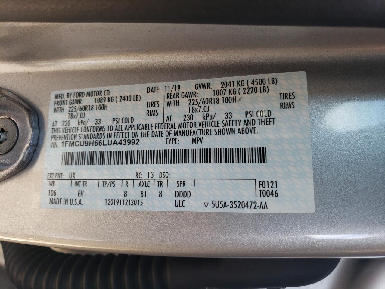 2020 Ford Escape - Image 14