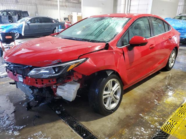 2016 Chevrolet Cruze Lt за продажба в York Haven, PA - Front End