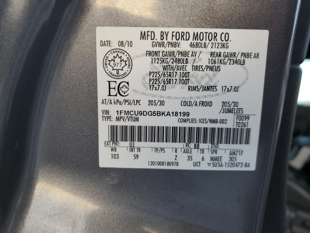 2011 Ford Escape - Image 13