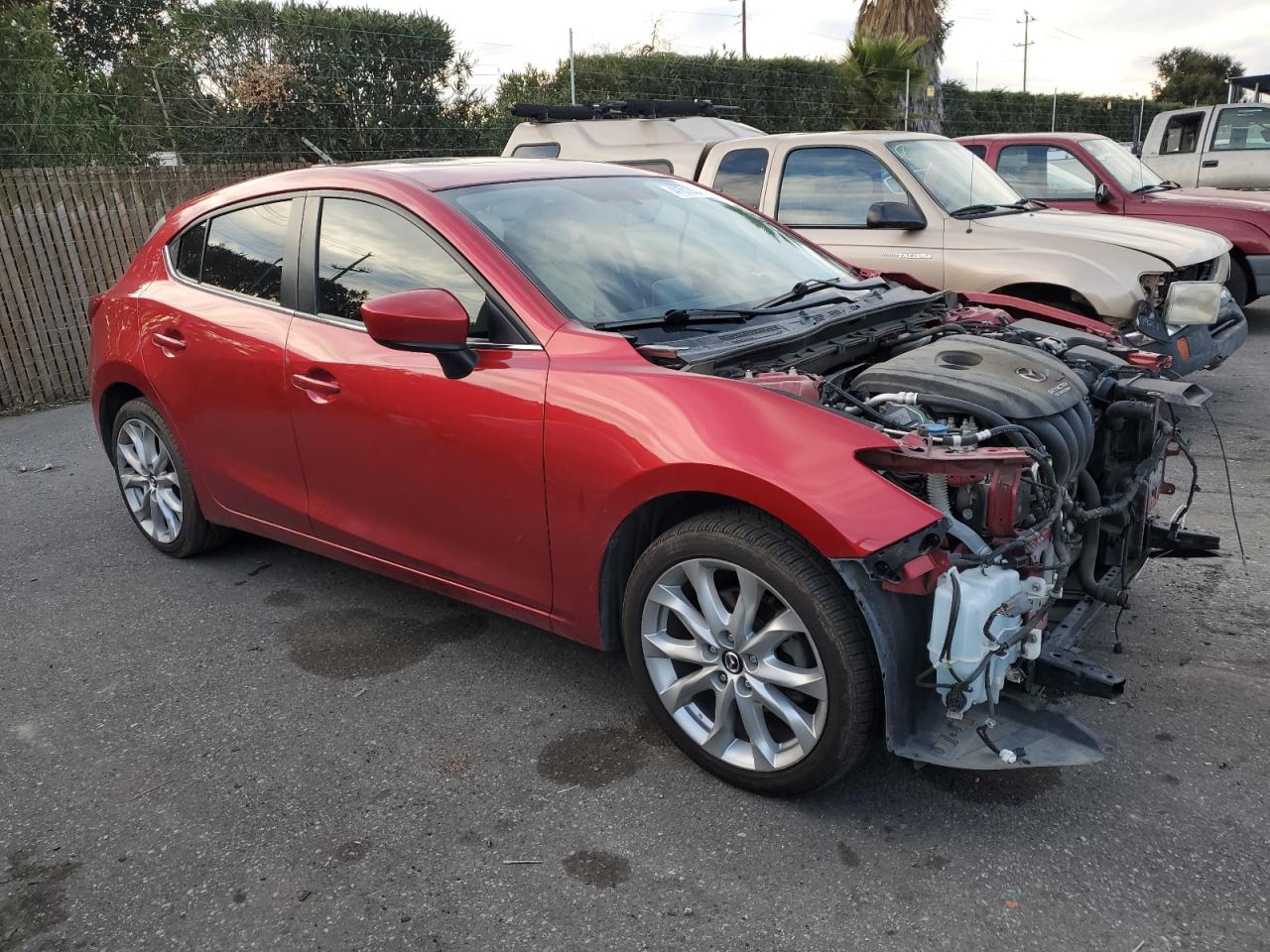 VIN JM1BM1M39E1101952 2014 MAZDA 3 no.4