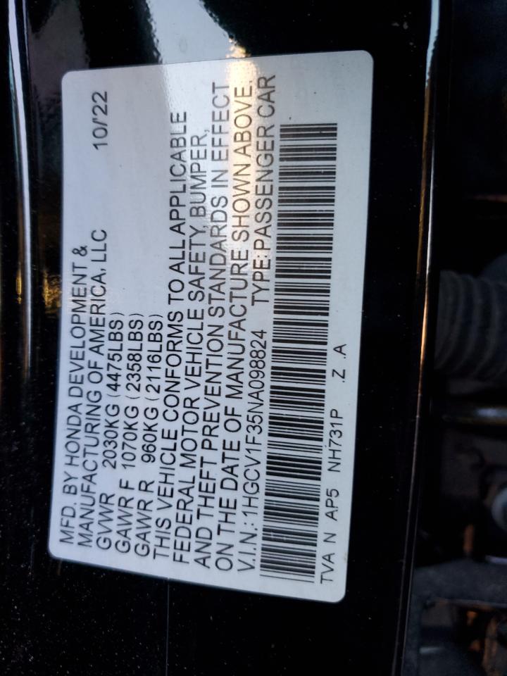 2022 Honda Accord - Image 13