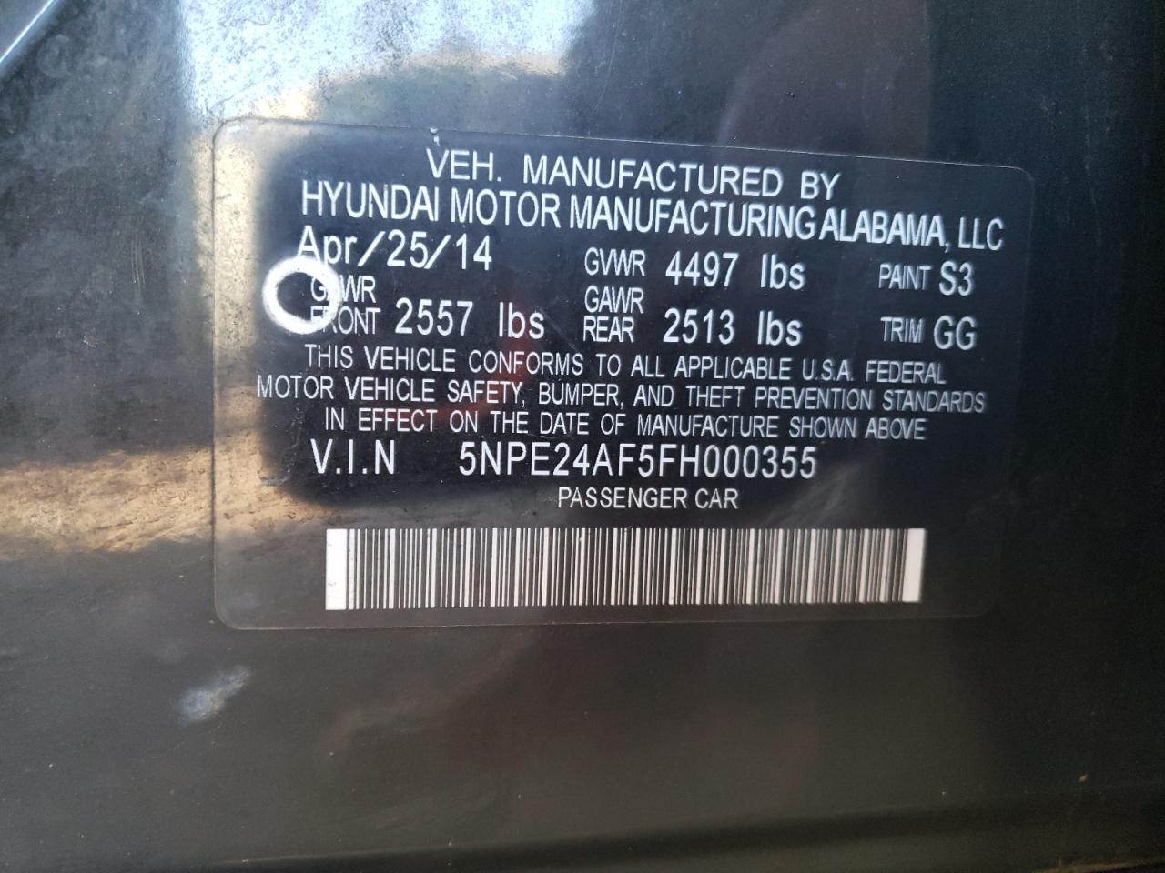 2015 Hyundai Sonata - Image 14