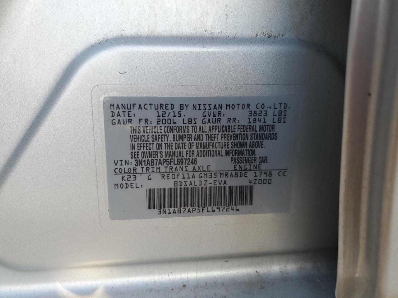 2015 Nissan Sentra - Image 14