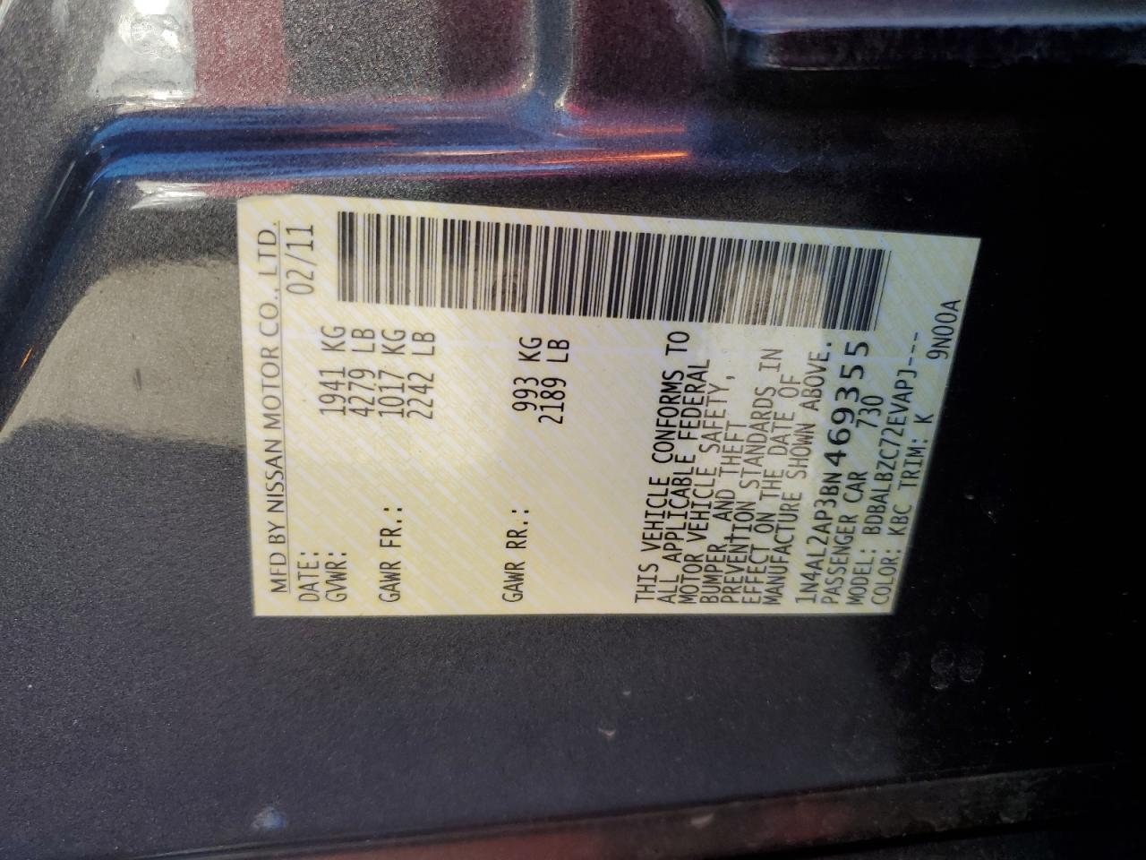 2011 Nissan Altima - Image 14