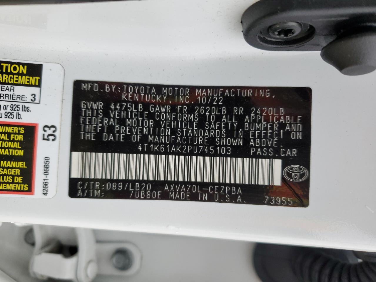 2023 Toyota Camry - Image 12