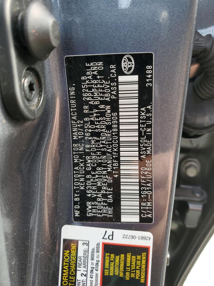 2012 Toyota Camry - Image 12