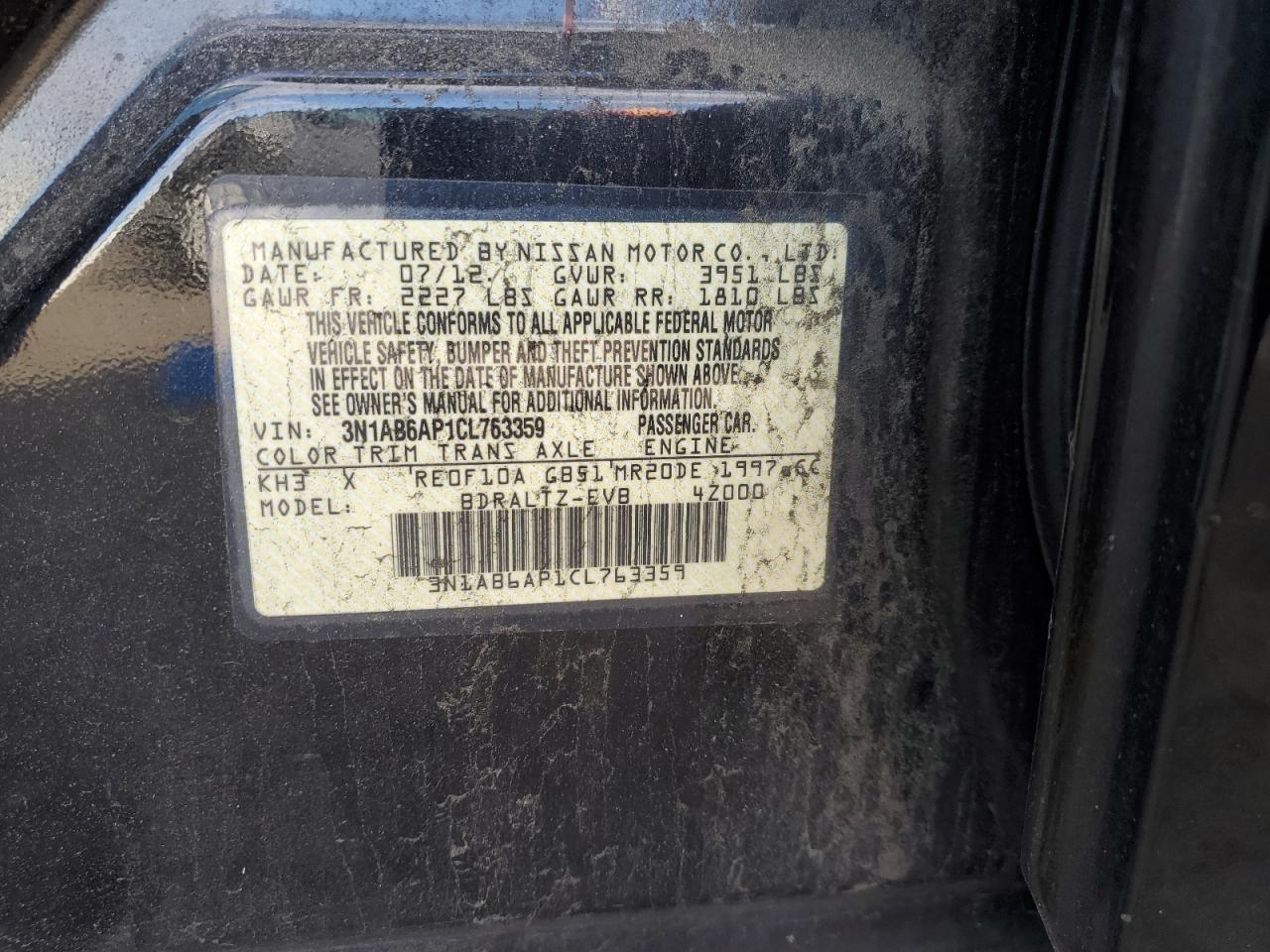 2012 Nissan Sentra - Image 13