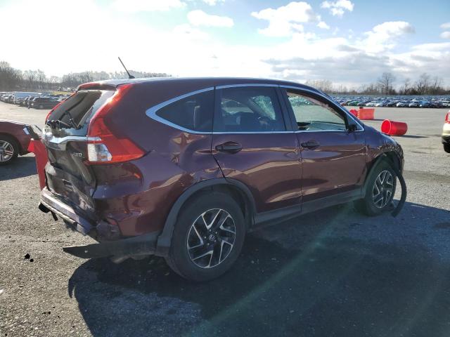  HONDA CRV 2016 Burgundy