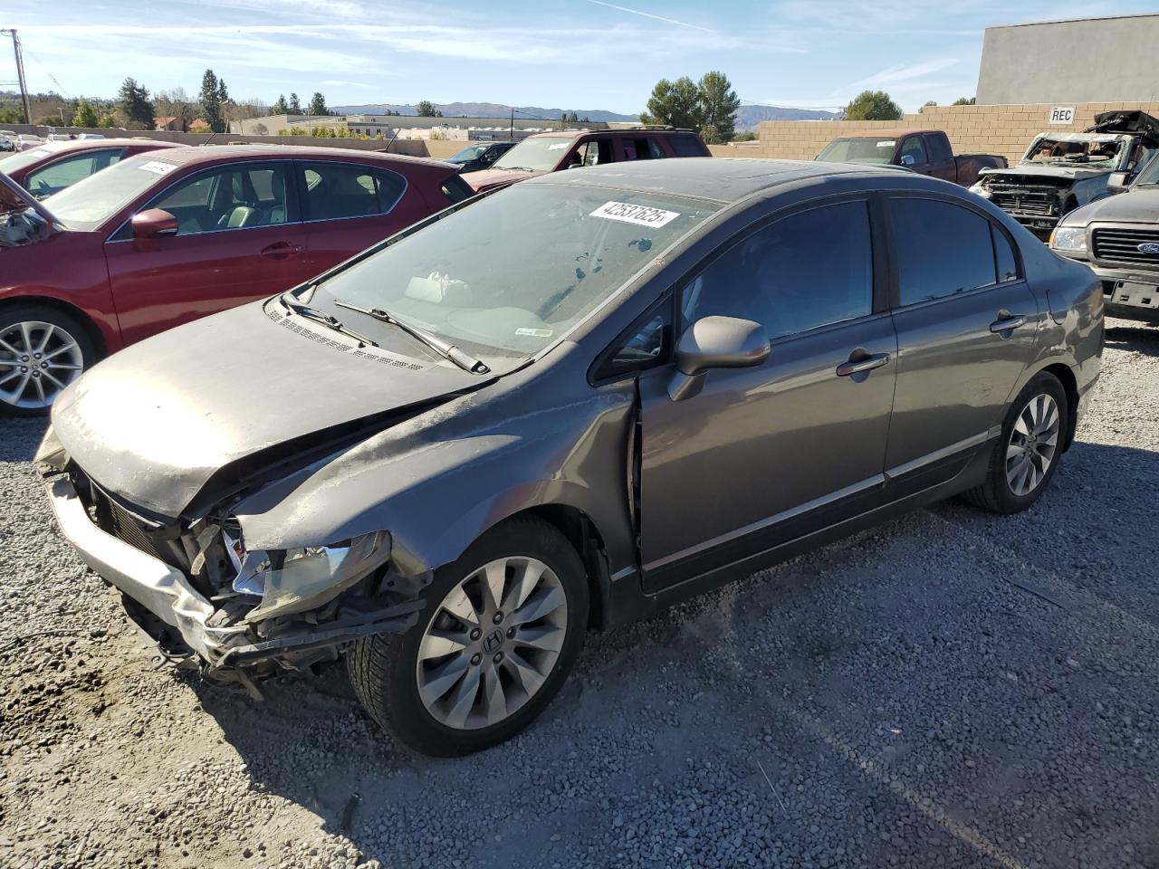 2011 Honda Civic Ex de vânzare în Mentone, CA - Front End