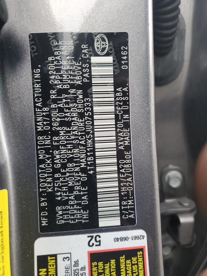 2018 Toyota Camry - Image 12