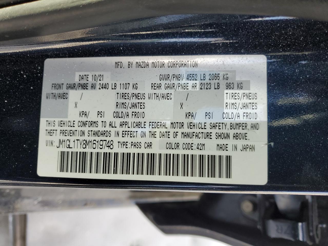 2021 Mazda 6 - Image 12