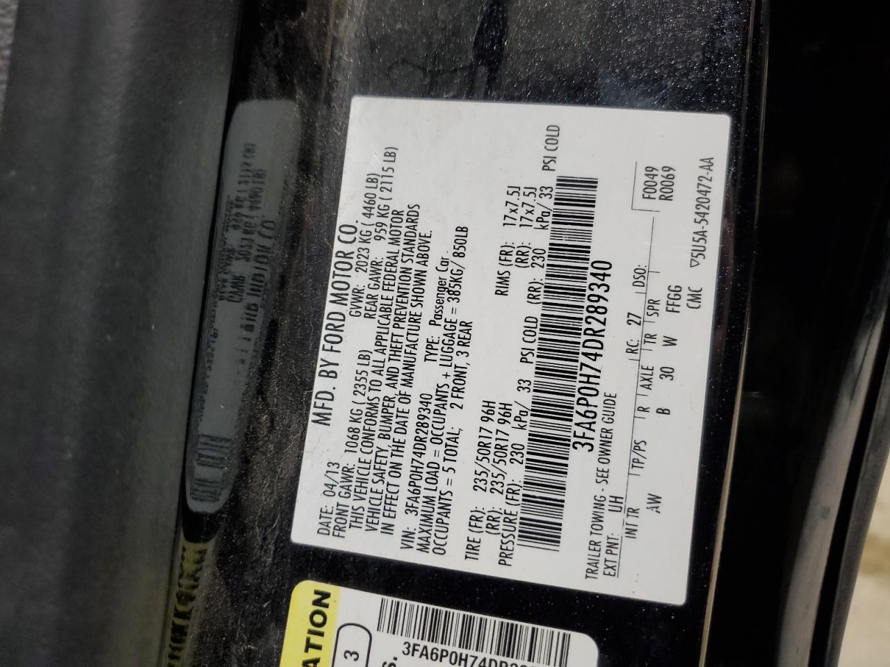 2013 Ford Fusion - Image 14