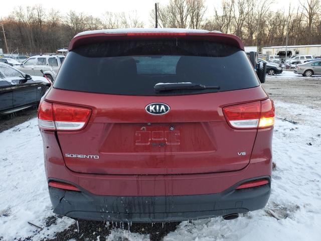  KIA SORENTO 2016 Красный