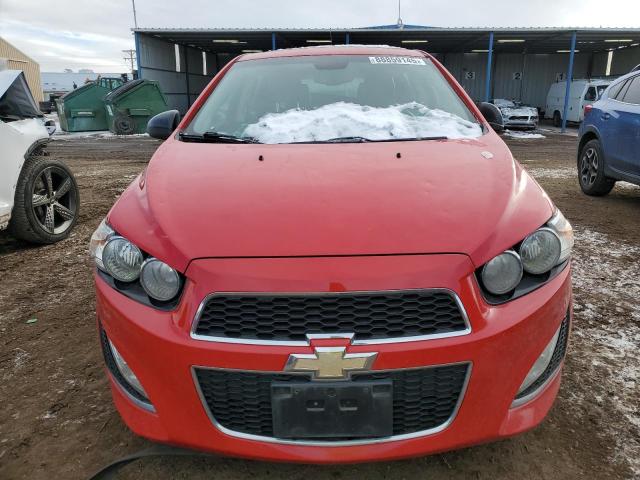  CHEVROLET SONIC 2013 Червоний