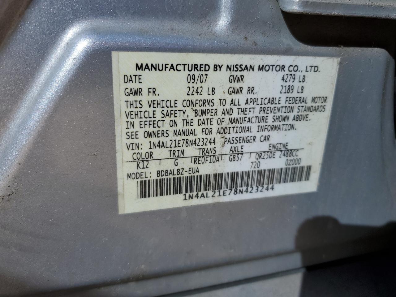 2008 Nissan Altima - Image 15