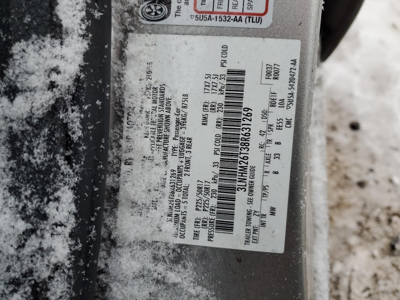 2008 Lincoln MKZ - Image 14