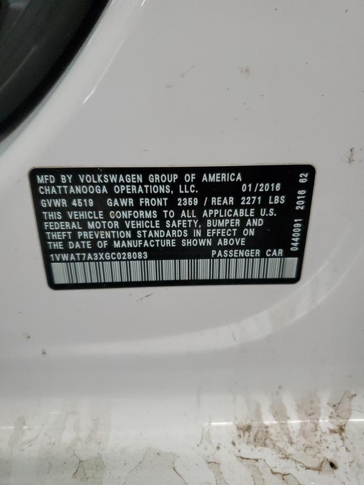 2016 Volkswagen Passat - Image 14