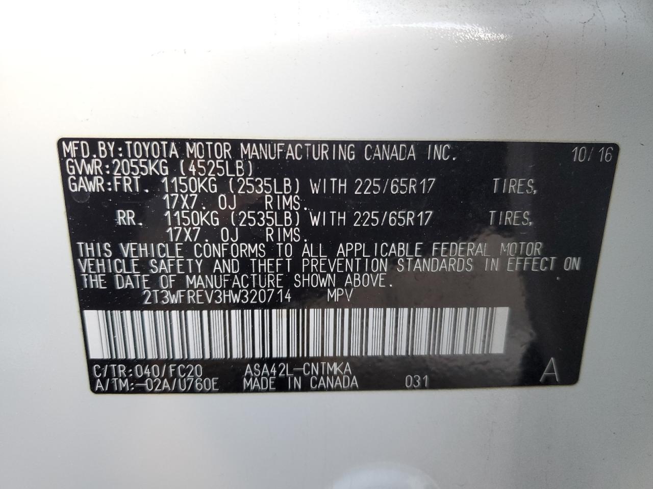 2017 Toyota RAV 4 - Image 16