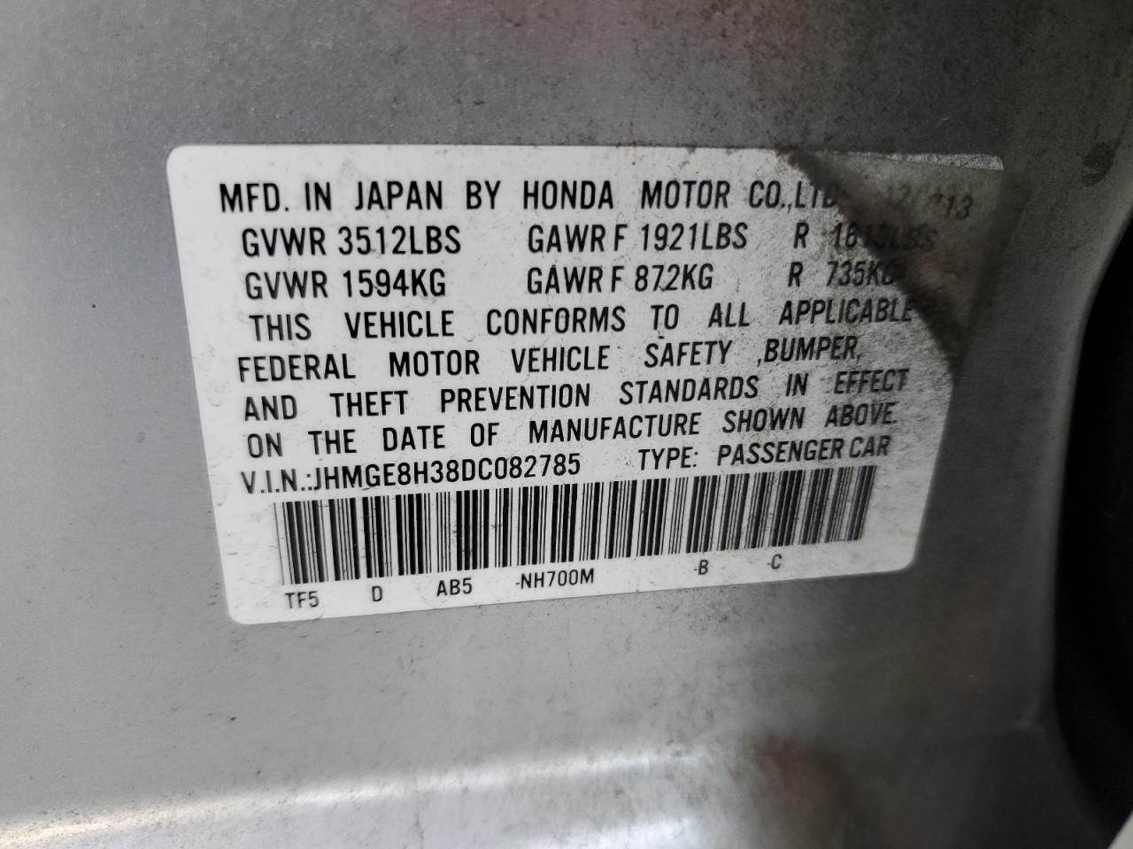 2013 Honda Fit - Image 14
