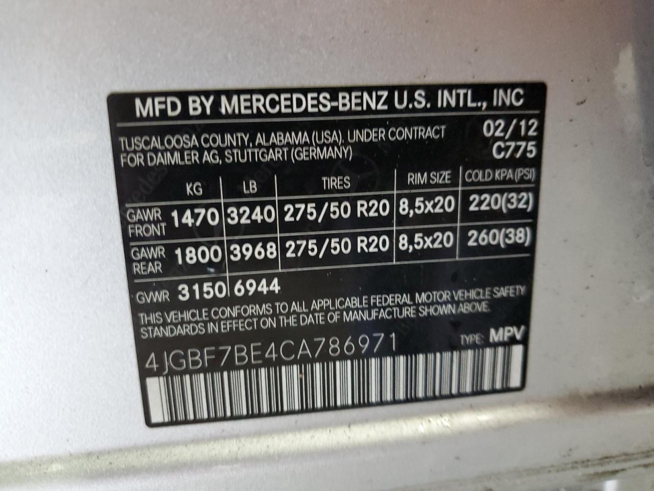 2012 Mercedes-Benz GL-klasse - Image 14