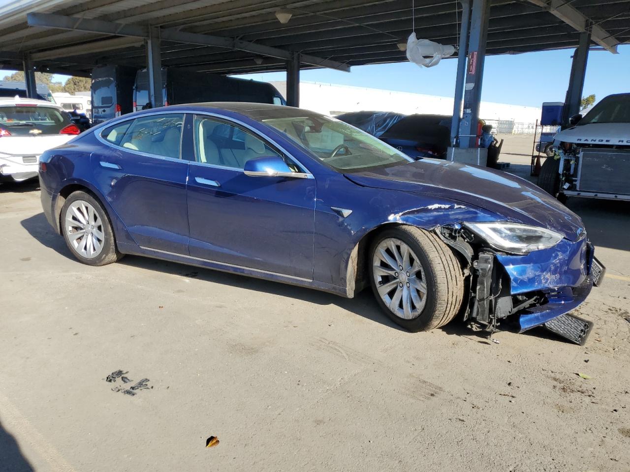 VIN 5YJSA1E27HF219606 2017 TESLA MODEL S no.4