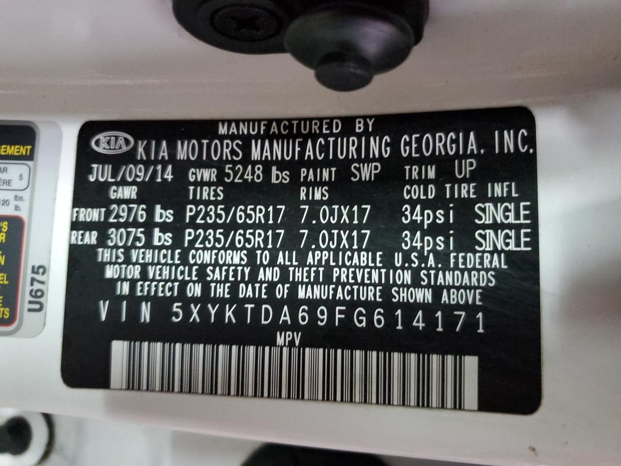 2015 Kia Sorento - Image 13