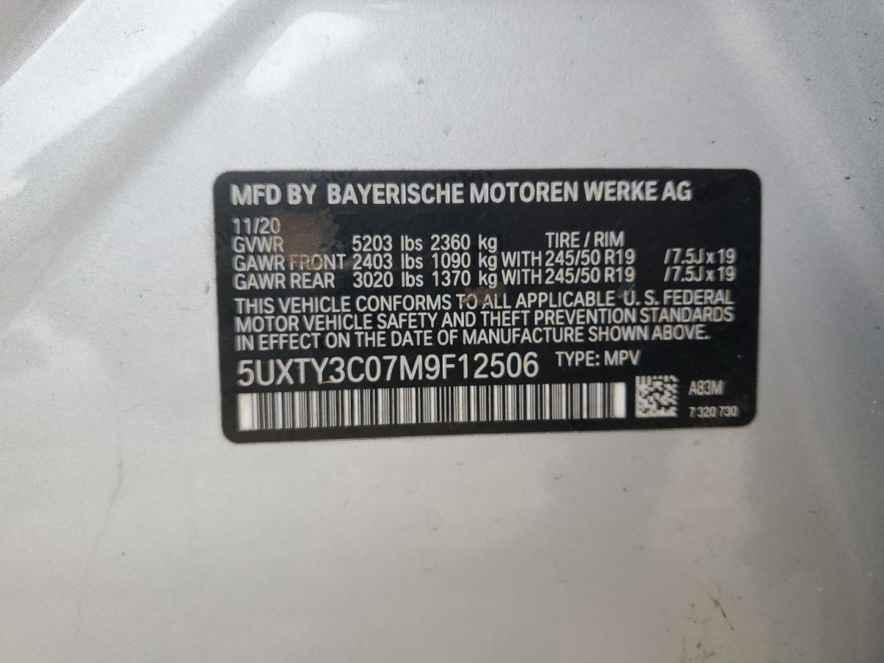 2021 BMW X3 - Image 13