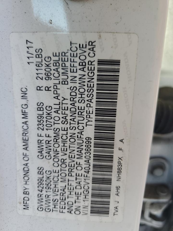 2018 Honda Accord - Image 12