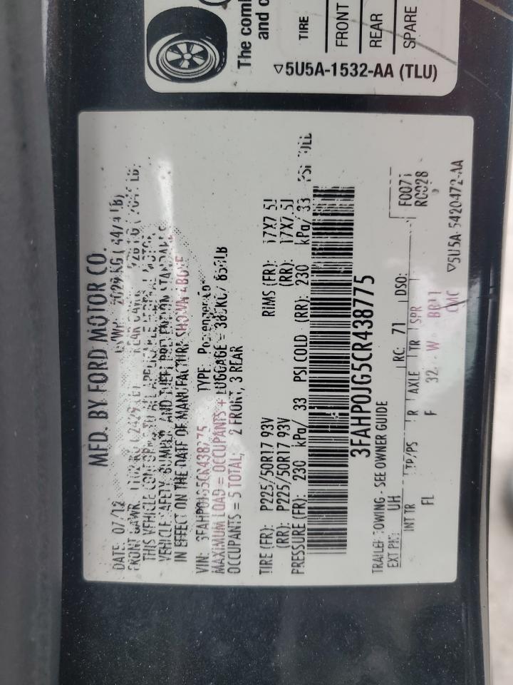 2012 Ford Fusion - Image 13