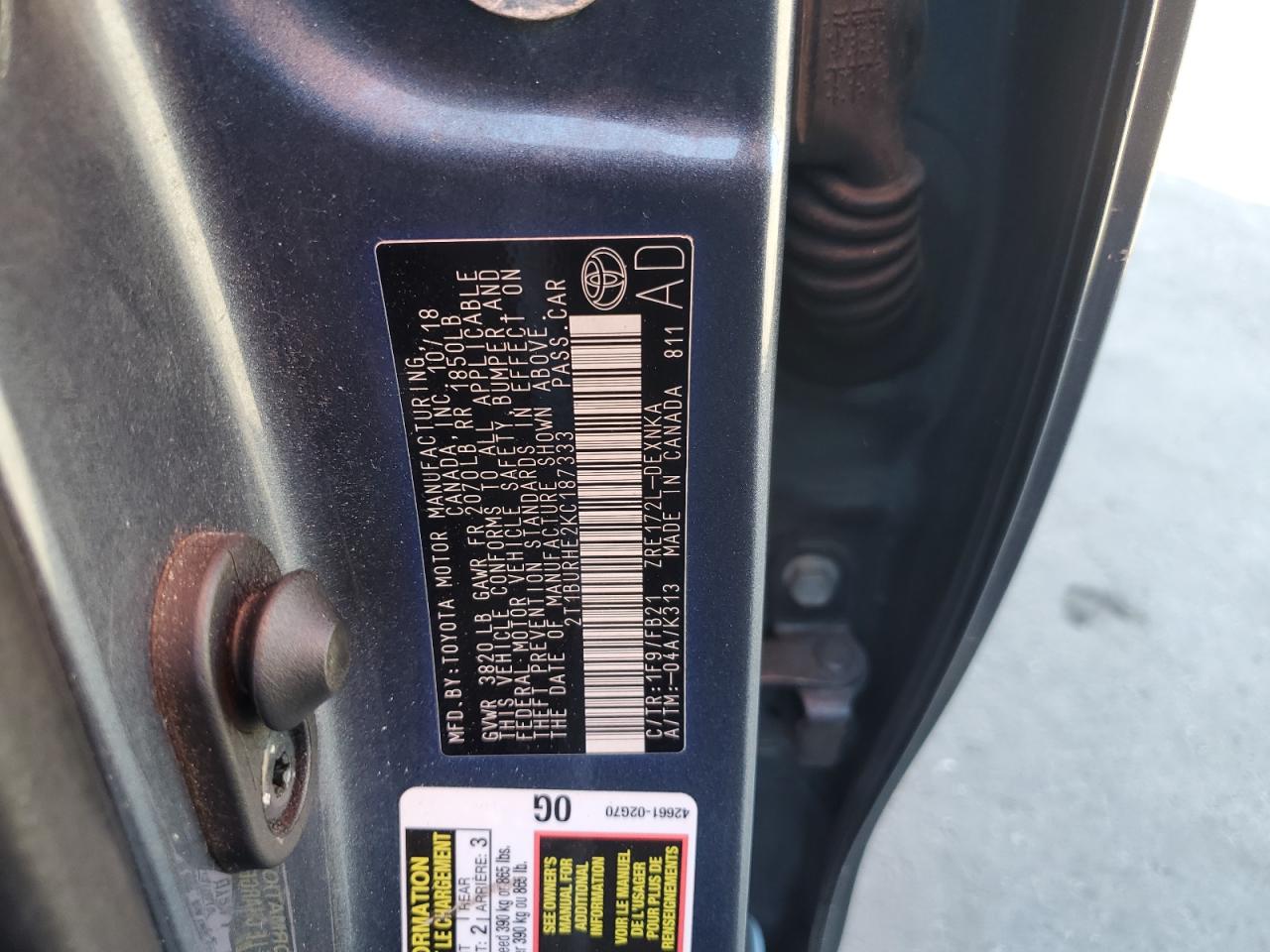 2019 Toyota Corolla - Image 12