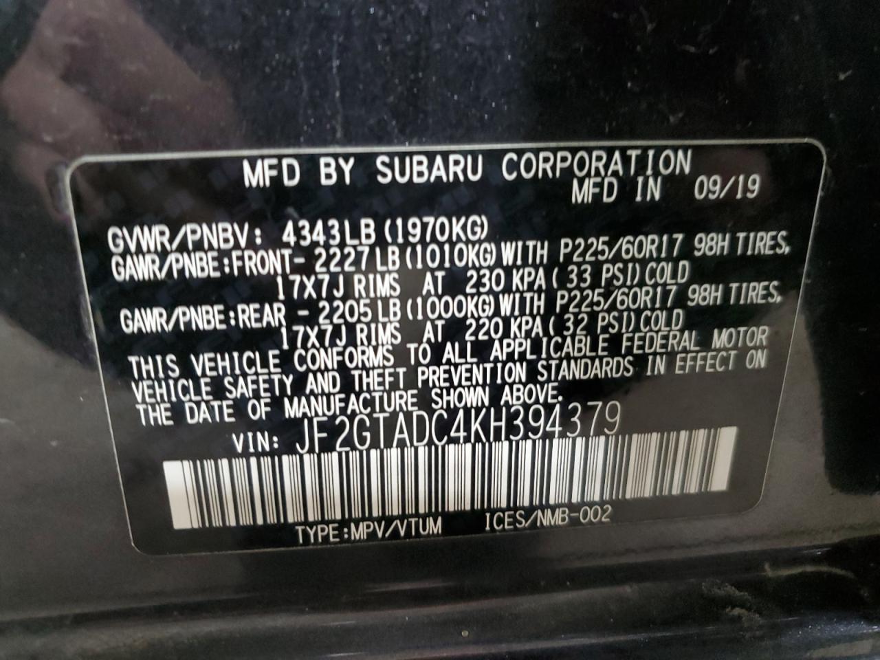 2019 Subaru XV - Image 15