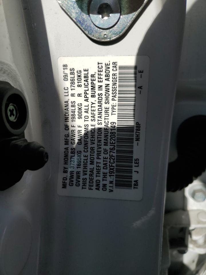 2018 Honda Civic - Image 12