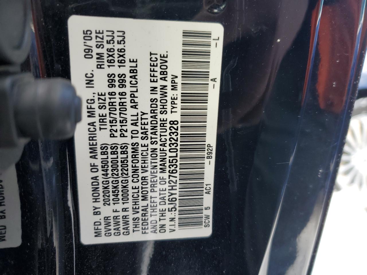 2005 Honda Element - Image 13