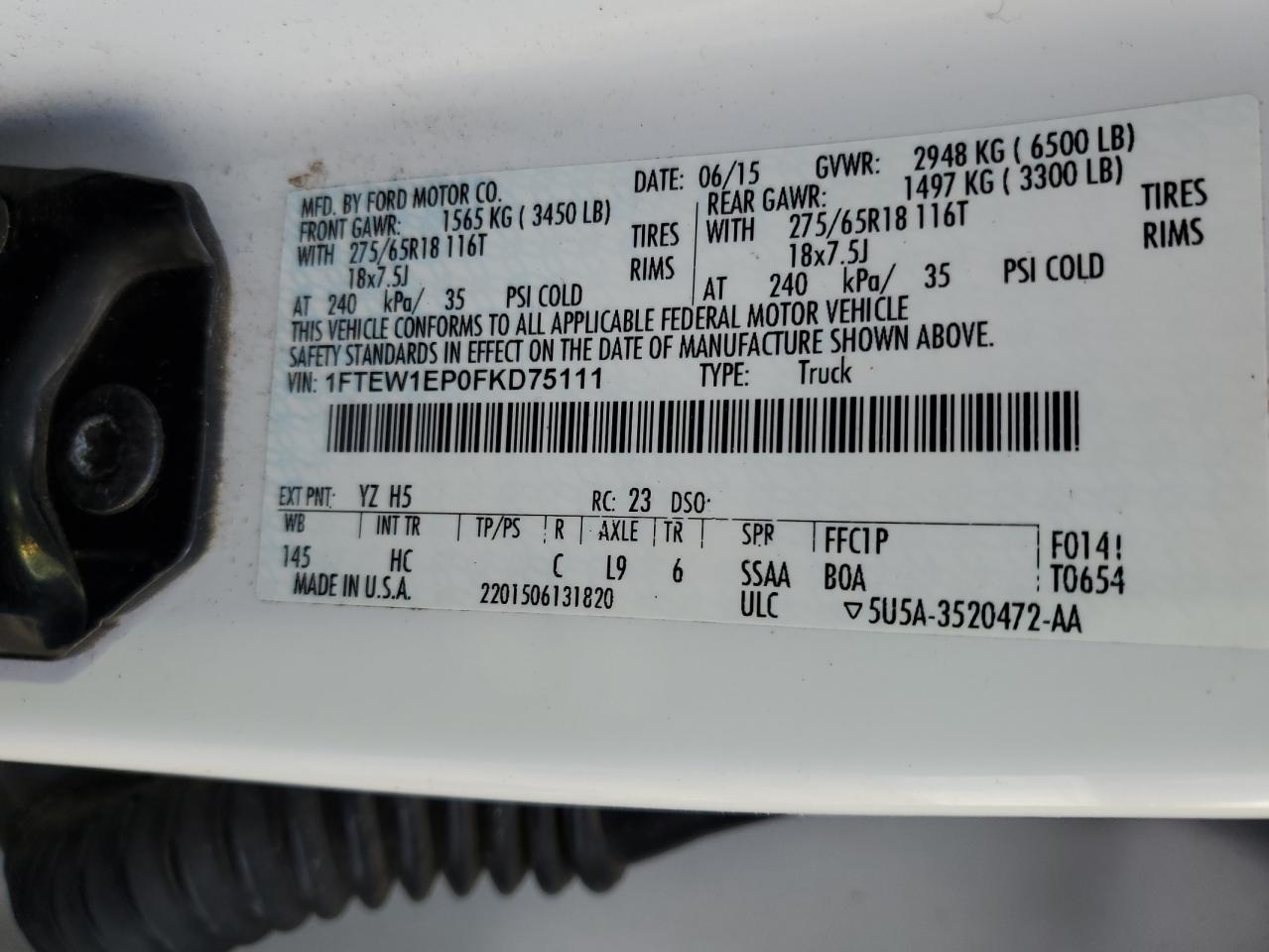2015 Ford F-150 - Image 14