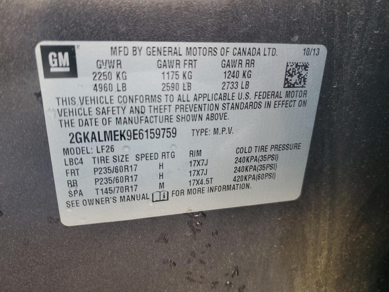 2014 GMC Terrain - Image 13