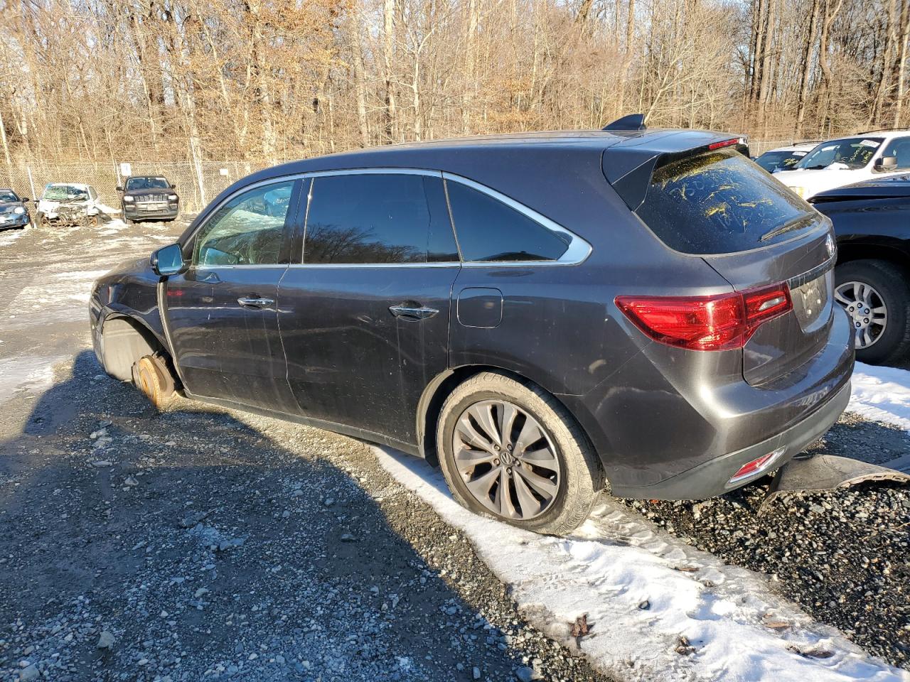 VIN 5FRYD4H42EB006735 2014 ACURA MDX no.2