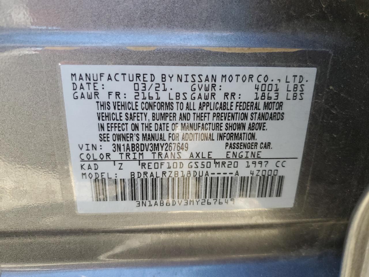 2021 Nissan Sentra - Image 13